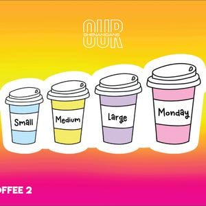 Coffee Vinyl Sticker, Funny Sticker, Sarcastic Sticker, Cute Sticker, Laptop Sticker, Water Bottle Sticker, Custom Sticker, Meme Sticker