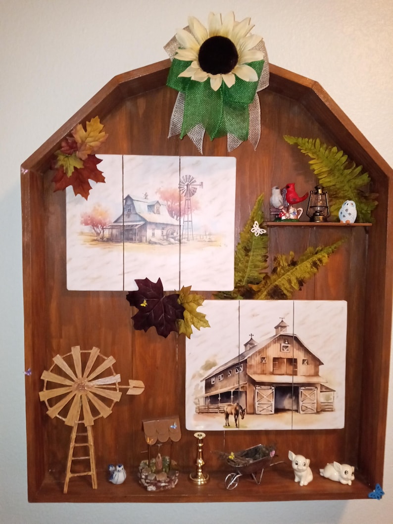 Barn Shadow Box Etsy
