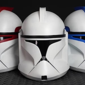 Capacete Clone Trooper Fase 1 Star Wars DIY Cosplay Escala 1:1