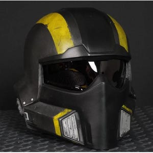 B-01 Taktyczny hełm w jednym kawałku Cosplay DIY Skala 1:1 Helldivers 2