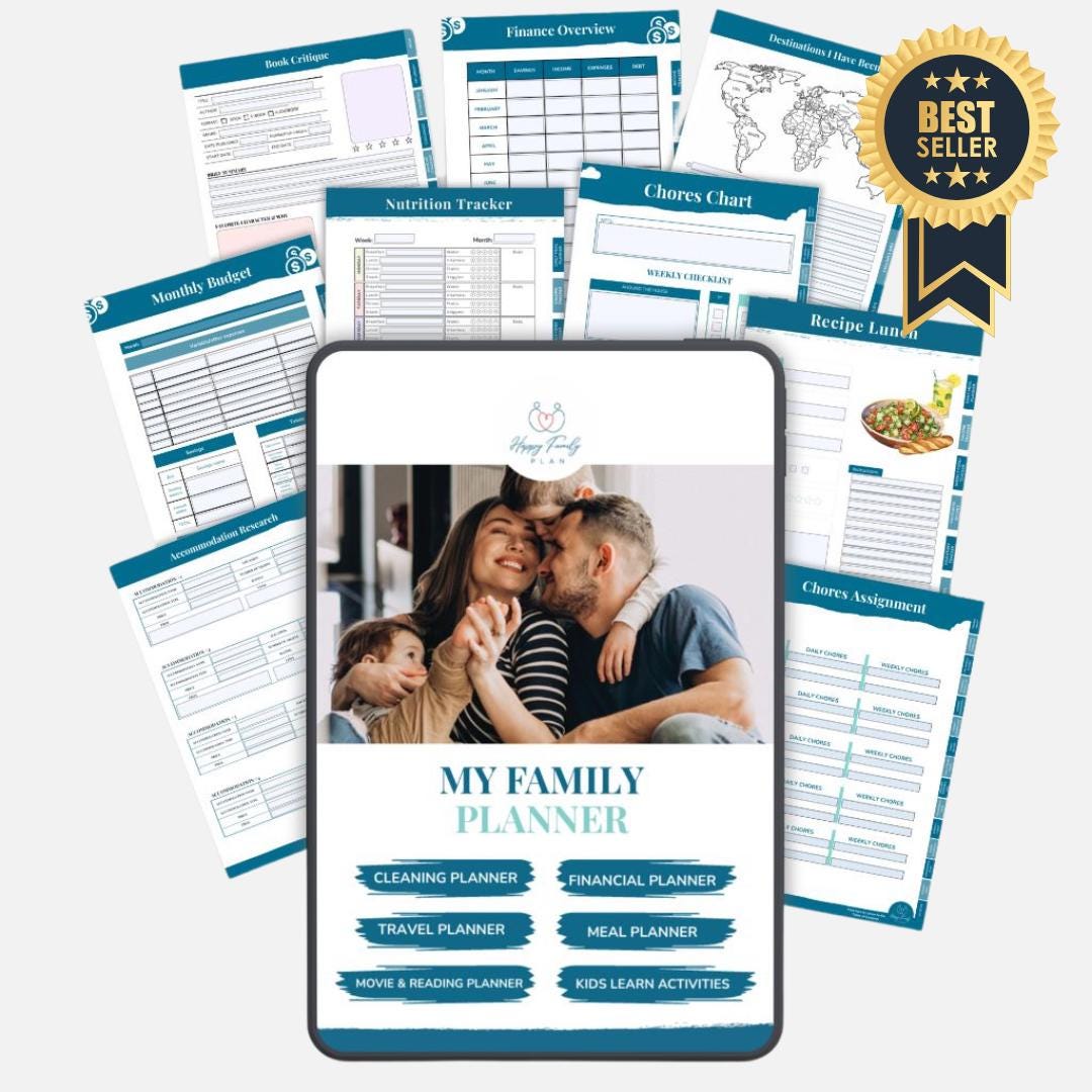2025 Bundle Family Journal Package – Digital Printable Journal Pages ...