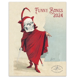 Calendar 2024: Original Series Antikamnia funny Bones Etsy