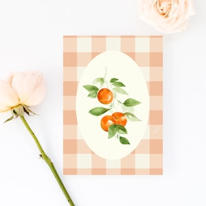 Aquarelles, oranges et agrumes de Cottagecore, 10 pièces Lot de cartes postales | Mignons voeux, ensemble de papeterie faite main, cartes de correspondance girly, cadeau