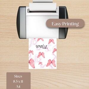 Marsjournalpaket: Utskrivbara planeringssidor (A4 och A5) (digital nedladdning) bild 9