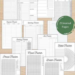 Marsjournalpaket: Utskrivbara planeringssidor (A4 och A5) (digital nedladdning) bild 7