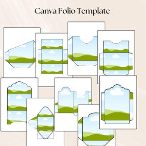 Canva Junk Journal Template | Editable Folio for Printable Junk Journals | DIY Ephemera & Page Layouts | Instant Download for Crafters