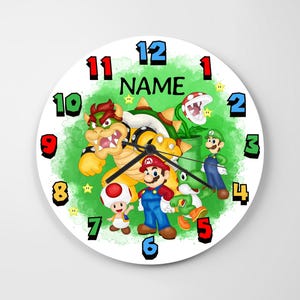 Game King Clock PNG, Clock png, sublimation, cute, digital download, clock template