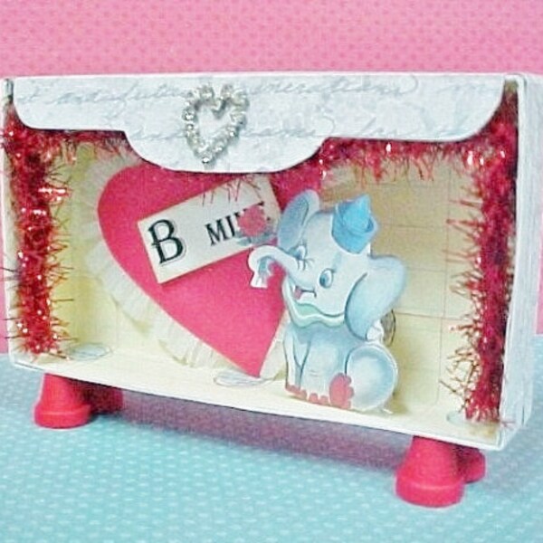 Mini Valentine Diorama - Circus Theme