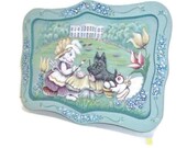 Hand Painted Wooden Tray | Whitehouse Easter Artists | Spring Design Tray