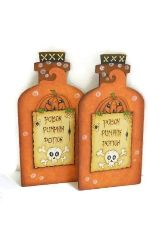 Poison Bottle Halloween Sign | Pumpkin Potion