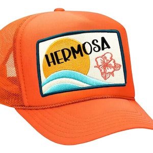 The Hermosa Beach  trucker hat-hermosa beach California- South Bay - Southern California - locals hat