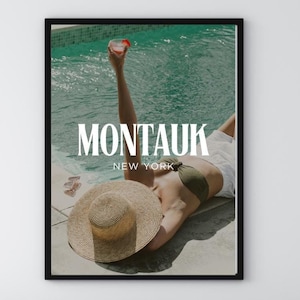 Montauk Beach Print: Hamptons Coastal Art (Digital Download)