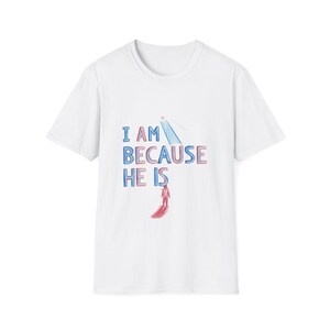 Inspirational Unisex Softstyle T-Shirt, Motivational Tee for Faith, Church Events, Gifts, Casual Wear, Christian Faith, Jesus Loves You