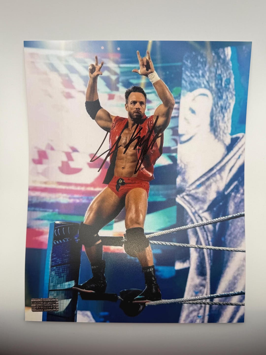 LA Knight WWE Signed 8x10 Photo With COA - Etsy