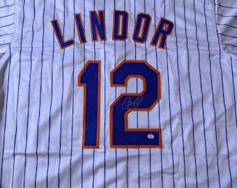 フランシスコ・リンドーア直筆サイン入りニューヨーク・メッツ ベース