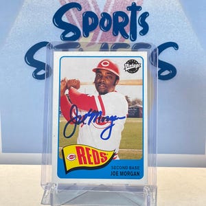 Joe Morgan On-Card Autographed Card