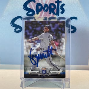 George Brett On-Card Autographed Card