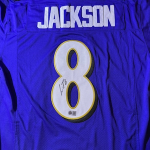Baltimore Ravens Lamar Jackson Signed Jersey with COA | Authentic Autograph, Perfect Fan Gift