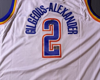 Shai Gilgeous-Alexander Signed Oklahoma City Thunder Jersey with COA