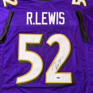Ray Lewis Signed Baltimore Ravens Autographed Jersey with COA