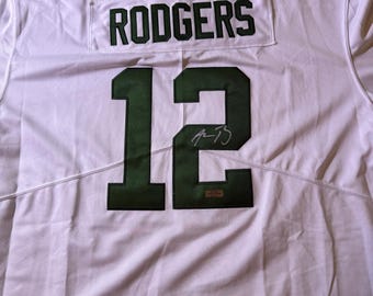 Camiseta firmada por Aaron Rodgers de los Green Bay Packers con certificado de autenticidad