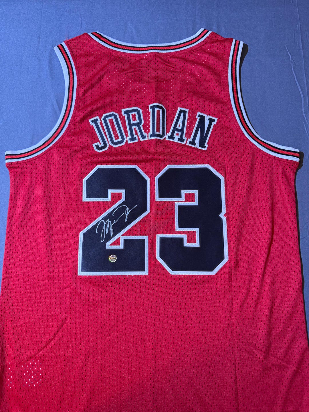 シカゴブルズ　Michael　Jordan23 サイン入り Michael Jordan Signed Chicago Bulls Jersey With COA - Etsy