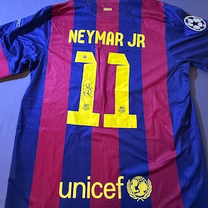 Neymar Jr Barcelona Jersey - Etsy