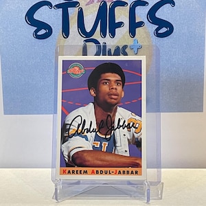 Kareem Abdul-Jabbar Autographed Card w/ COA
