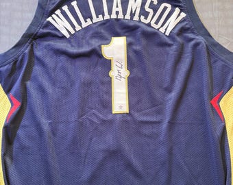 Camiseta firmada de Zion Williamson con certificado de autenticidad