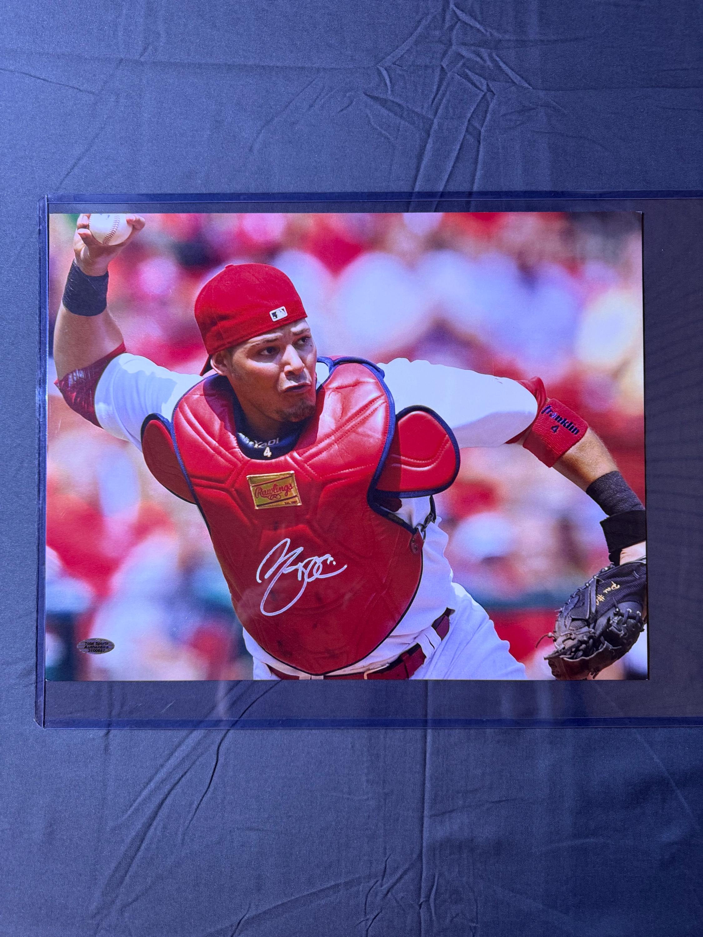 Yadier Molina Signed - Etsy