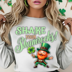 Funny St Patricks Day Leprechaun PNG | Digital Download | Cute Clipart Design for Crafts & Clothes