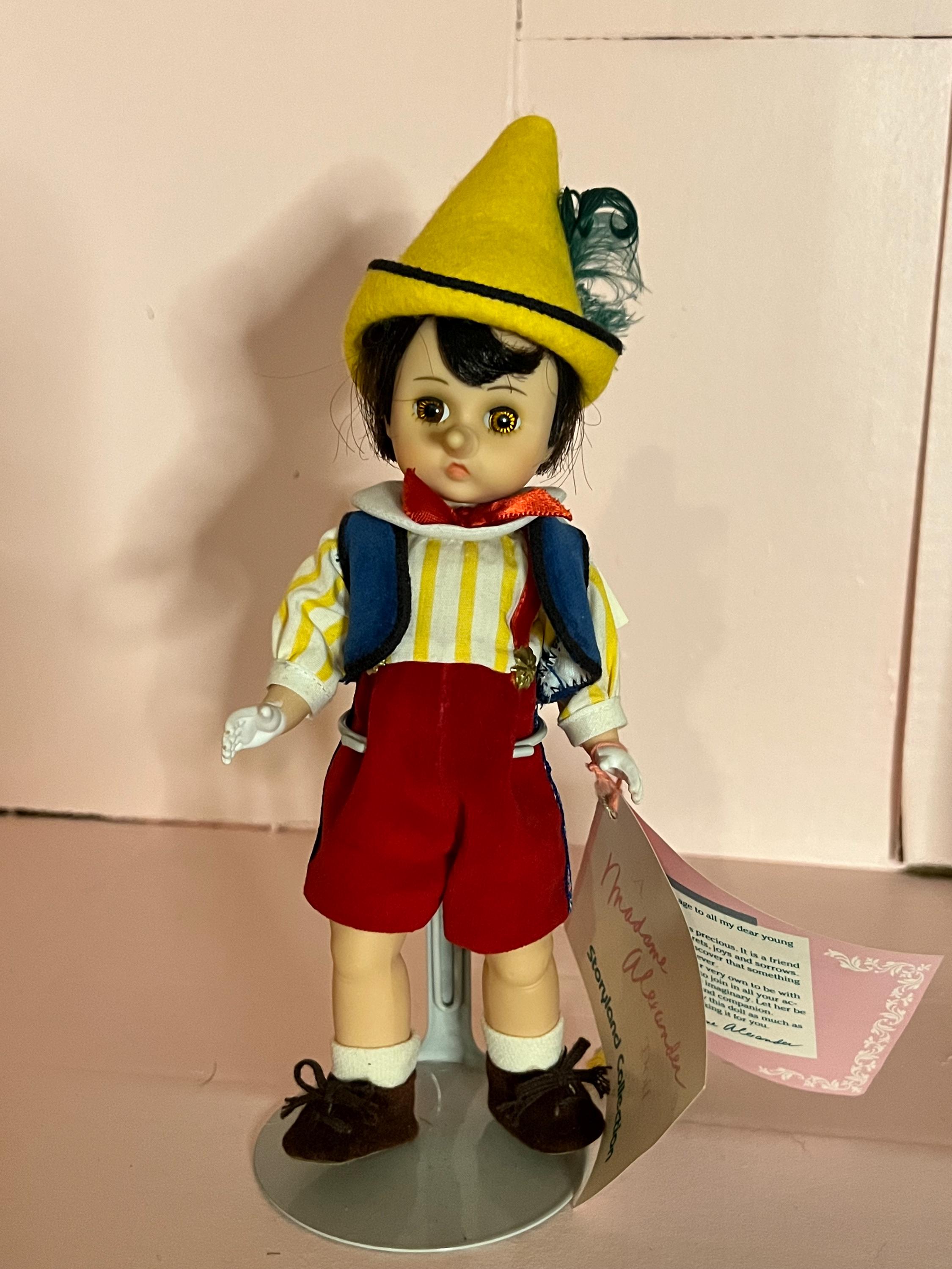 Pinocchio Alexander Pinocchio, Madame Alexander Doll, Vintage 8-inch, Storybook Collectible ...