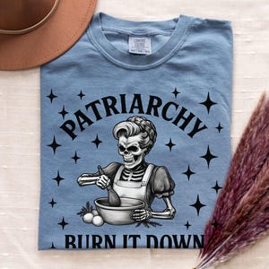 Funny Anti Patriarchy Skeleton Shirt Anti-Fascism Tee Resist T-Shirt Subtle FDT Tee Resistance Shirt Equality Shirt Human Rights Tee Gift