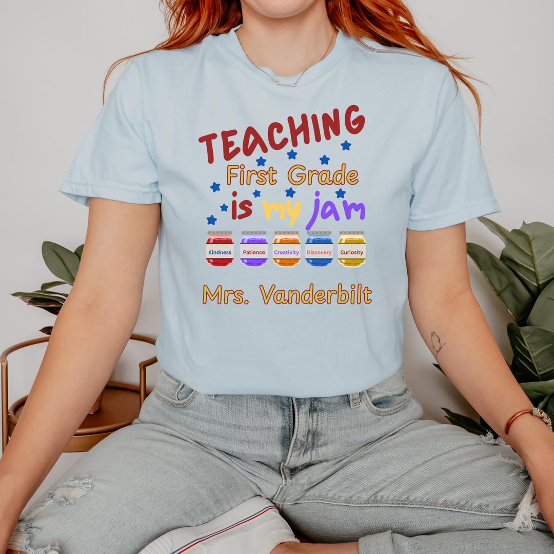 First Grade Teacher Personalized Shirt Last Day of School Tee First Day ...