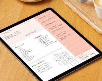 デイリープランナー、タスクプランナー、To Do リスト、印刷可能なデイリープランナー、PDF プランナー、ピンク