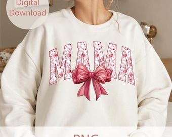 Coquette chinoise Pink Mama Png, Coquette noeud papillon, Png floral rose Mama, université mama png, vie de maman png, fête des mères maman png