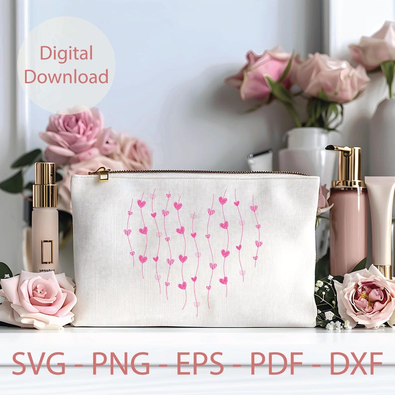Hart lijn kunst Svg, minimale hart afbeelding, handgetekende hart, schattig esthetisch hart Svg, eenvoudig hart Svg, Valentijnsdag hart Shirt Design afbeelding 12