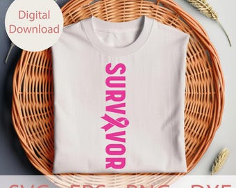 Cancer Survivor Cut Datei, Cancer Survivor Eps, Cancer Survivor Png-Datei, Cancer Survivor Dxf, svg Files Für Cricut