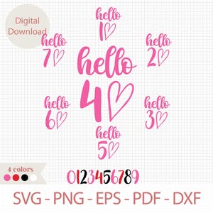Hello 40 SVG: 40th Birthday Tee Design, Cutting File (Digital Download)