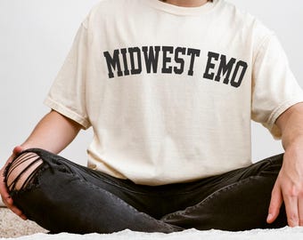 Midwest Emo Comfort Color, Elder Emo  Gift for Her, Gift for him, Music Lover Gift, Millennials, Emo at Heart