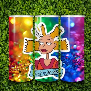 20 oz Rugrats Cinthya-Glas, Cartoon, farbenfrohes Design.  20 oz Tumbler Vorlage Wrap / Sofortiger digitaler Download