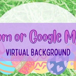 Easter Zoom Virtual Background