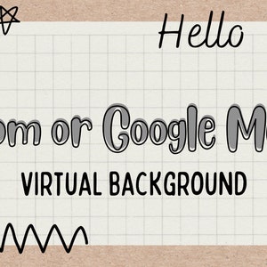 Doodle Zoom Virtual Background