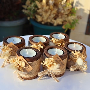 Personalized Wedding Favors for Guests in Bulk, Rustic Wedding Favors,Wedding Candles Favors,Quinceanera Favors,Wedding Party Favors