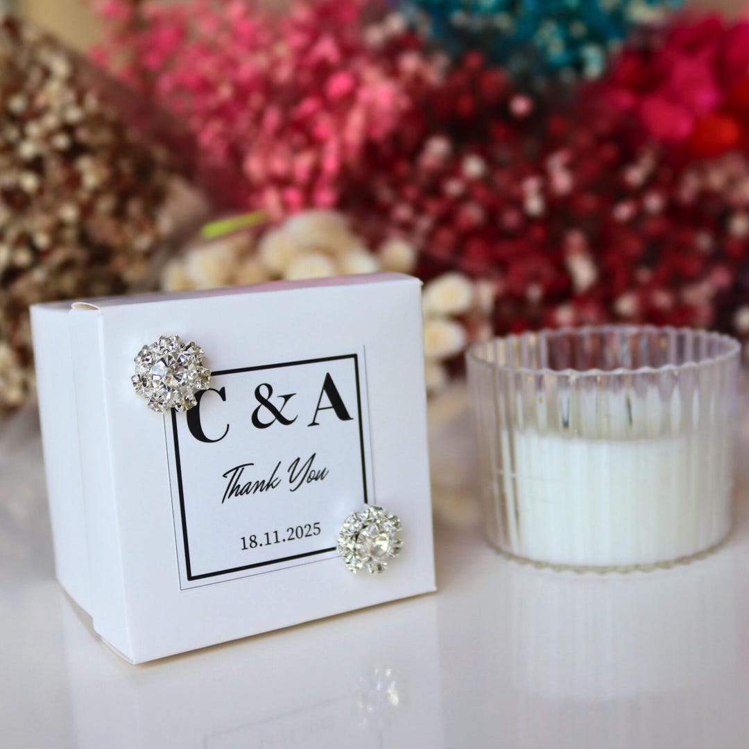 Personalized Candle Favors, Wedding Favors Candles, Bridal Shower ...
