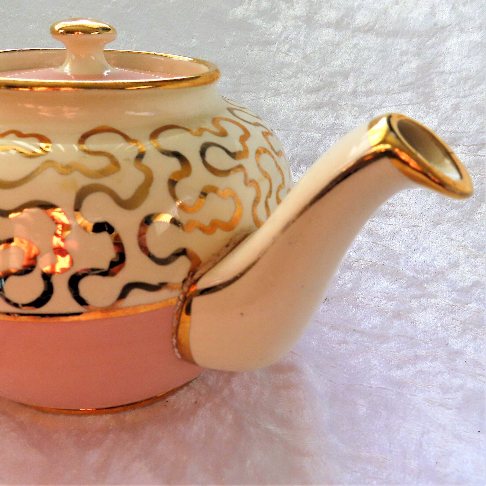 VINTAGE SADLER TEAPOT Art Deco Teapot Gold Gilt c1930s Made Etsy