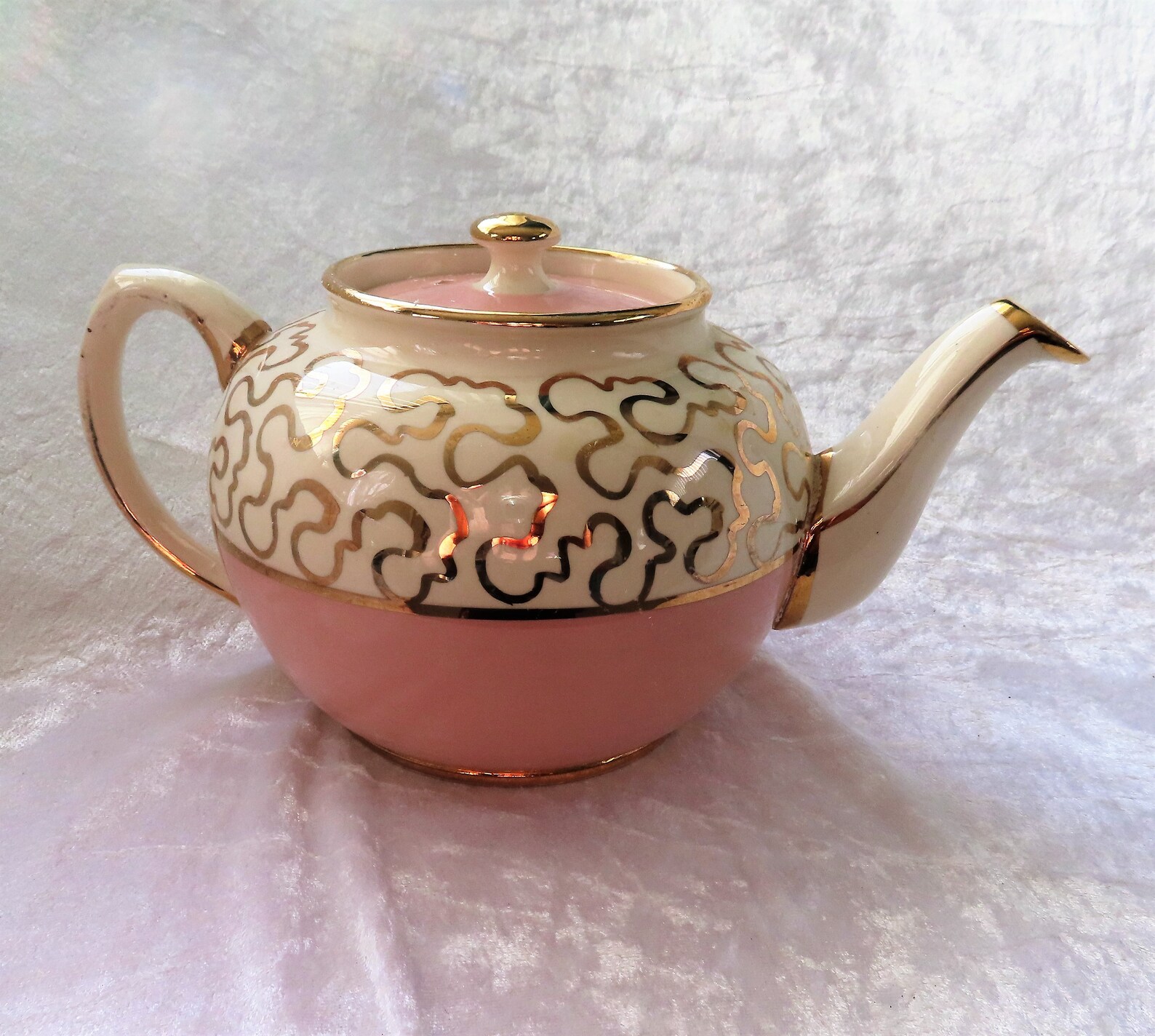 VINTAGE SADLER TEAPOT Art Deco Teapot Gold Gilt c1930s Made Etsy