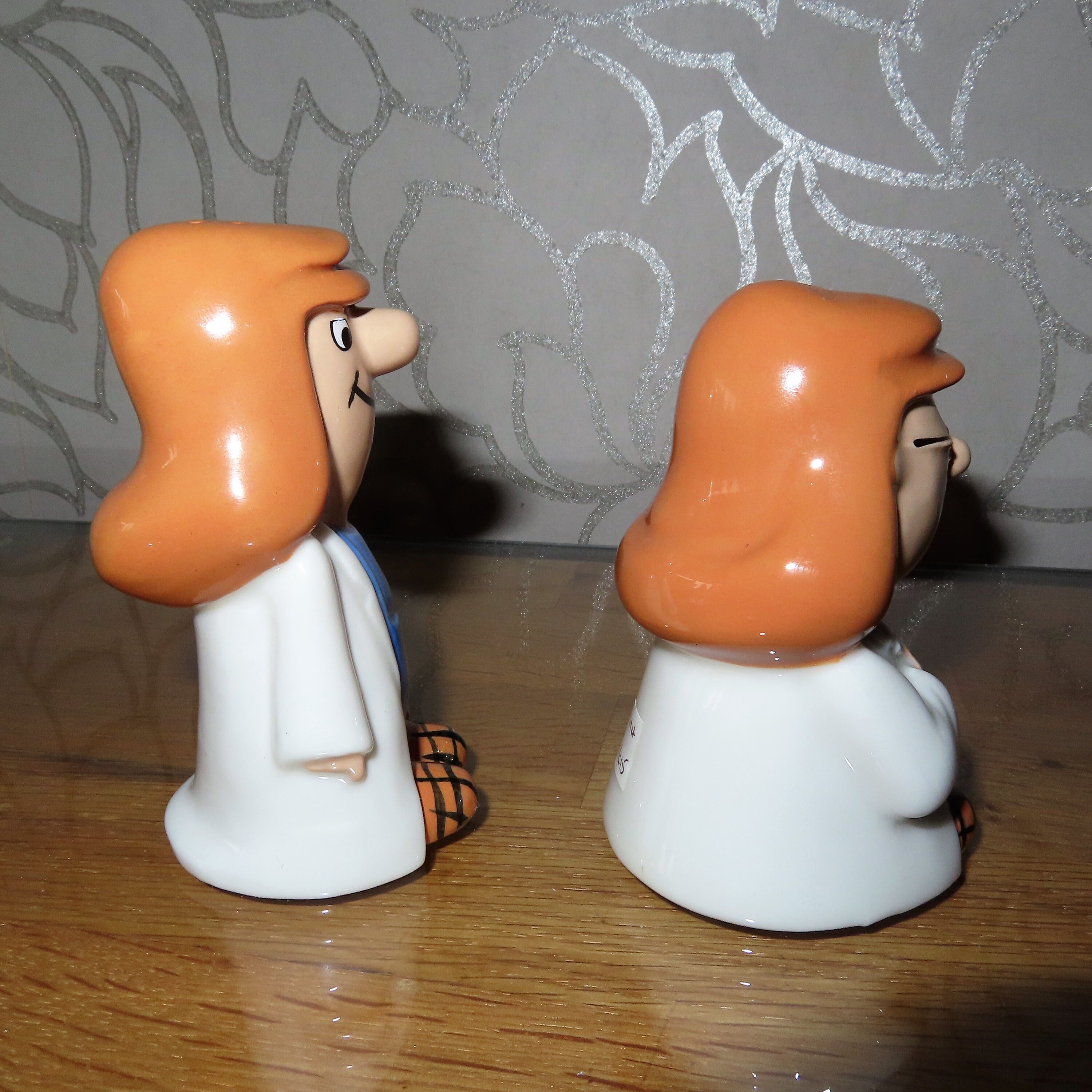 WADE Tetley Tea Folk Gaffer And Sydney Tetley Tea Cruet Set Etsy