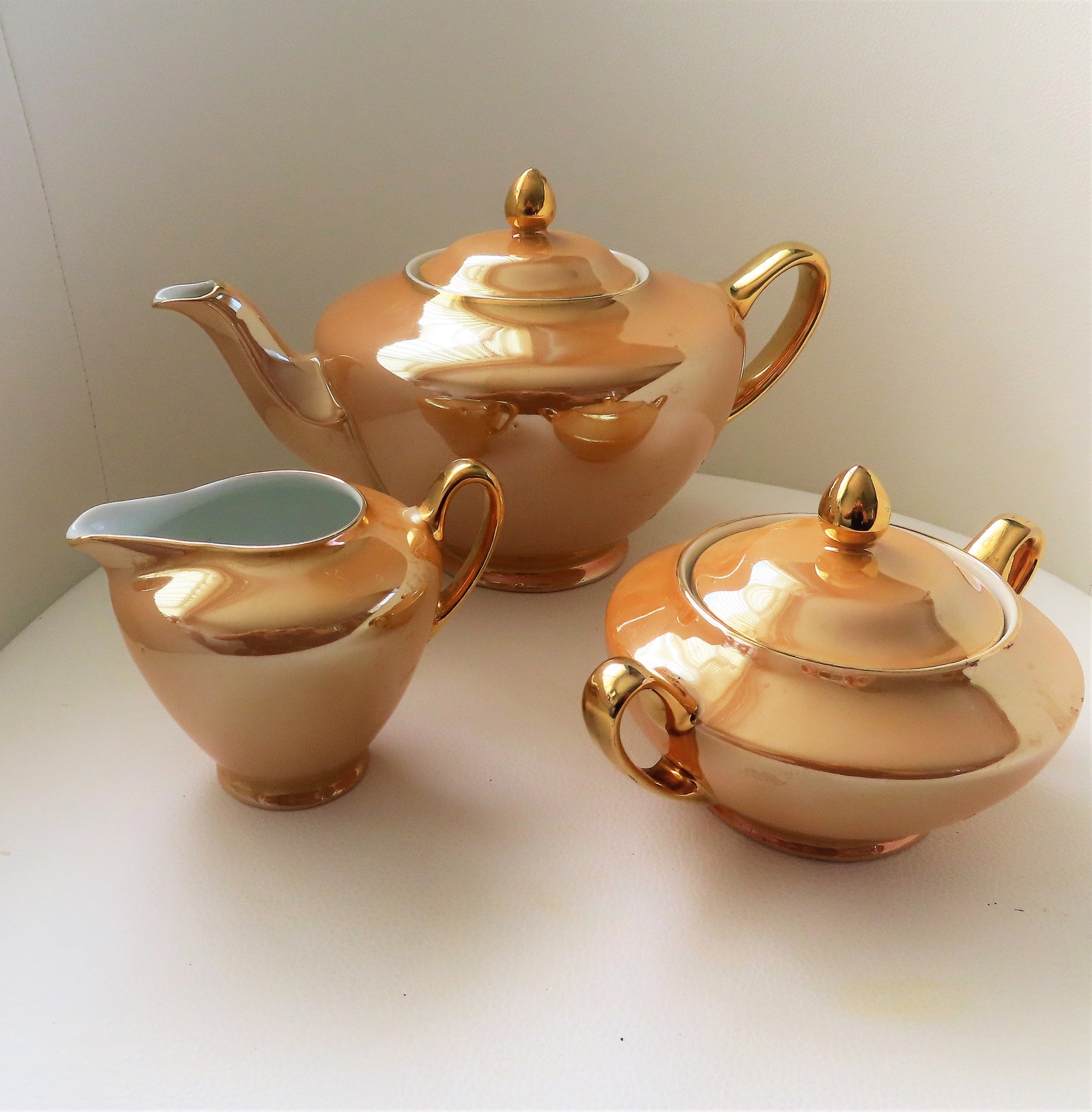 Tea Pot Set Tea Pot Milk / Creamer Jug Sugar Bowl Tea Etsy