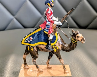 Antiguo Sowar indio del Cuerpo de Camellos de Bikaner, 1905 (c) - Plomo fundido macizo